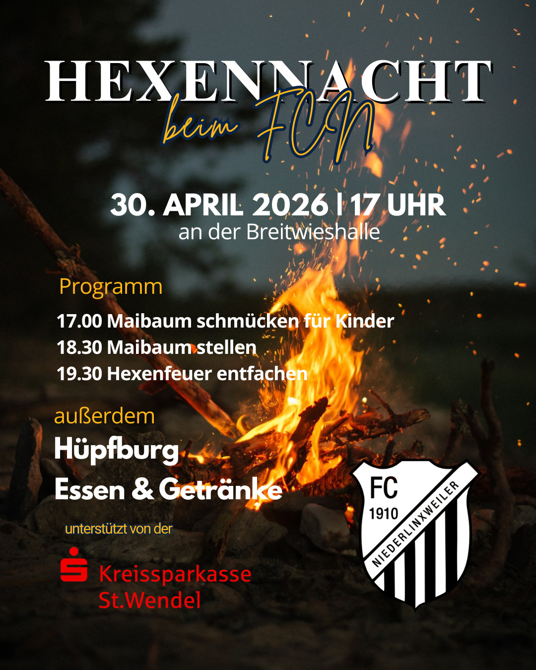 Plakat Hexennacht 2026 in Niederlinxweiler